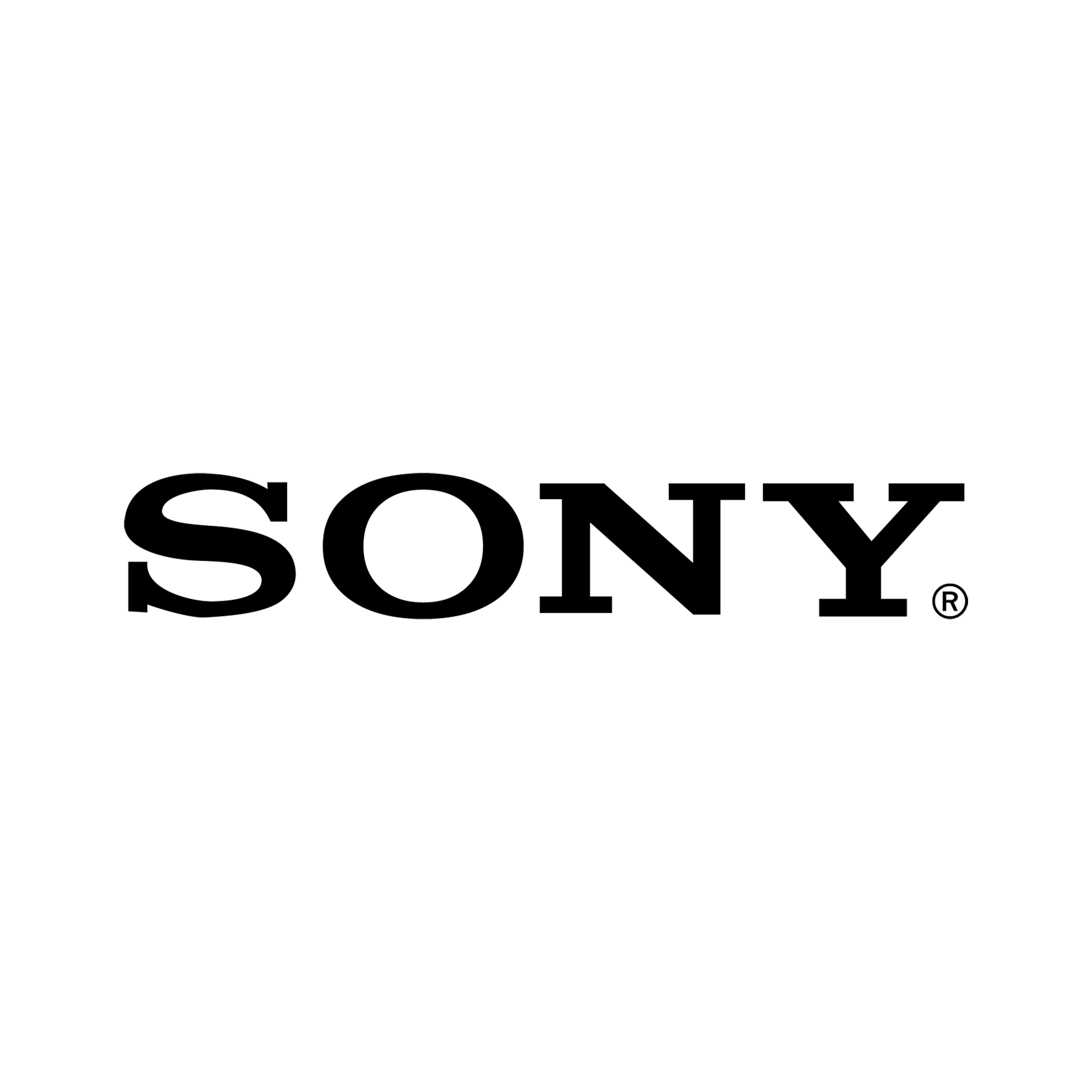 [CITYPNG.COM]HD Sony Black Logo Transparent PNG - 2000x2000