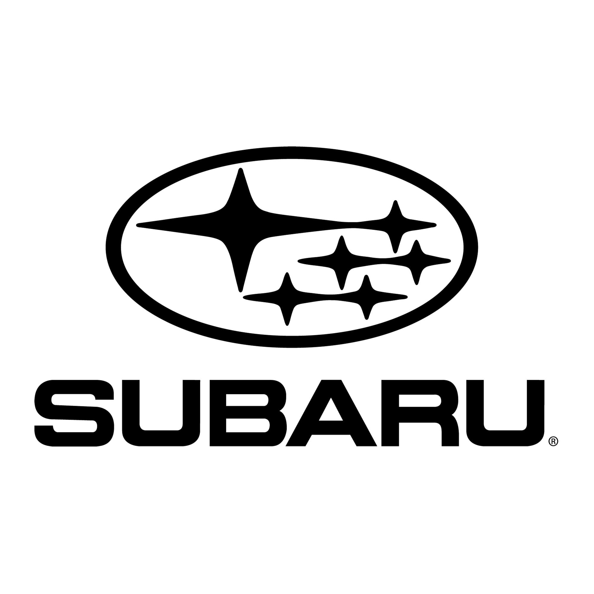 [CITYPNG.COM]Subaru Black Logo PNG - 2000x2000